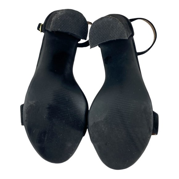 Steve Madden Women's Black Suede Carrson Block Heel with Adjustable Strap US 6 - Picture 5 of 10